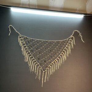 Chic Cream Fringe Wrap